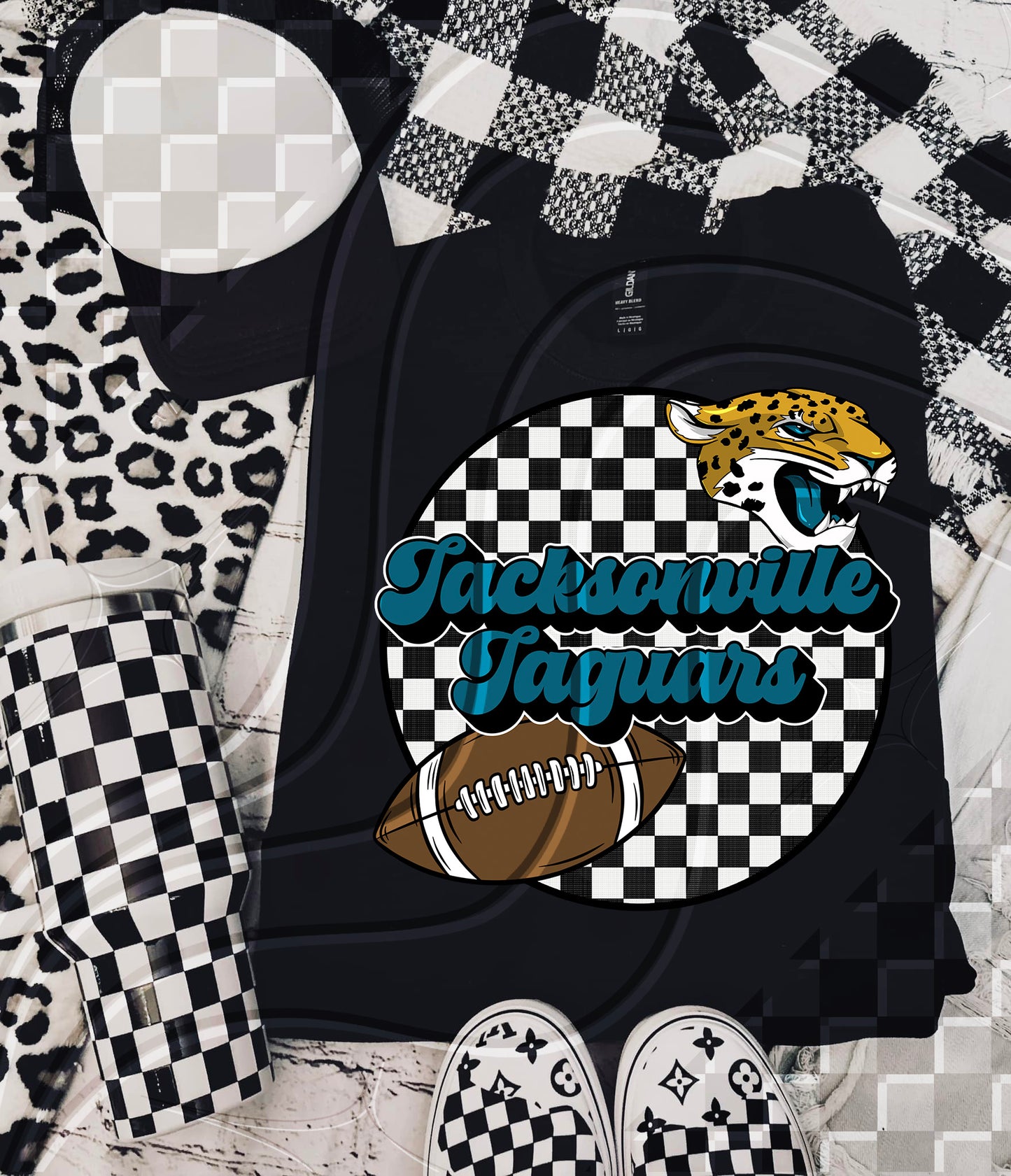 National Team checkered - football - Digital Download- PNG