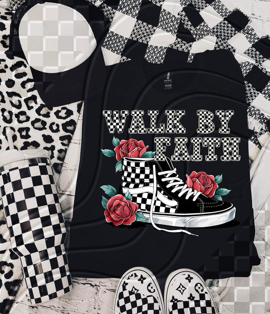 Walk by faith - Digital Download- PNG - 300 DPI