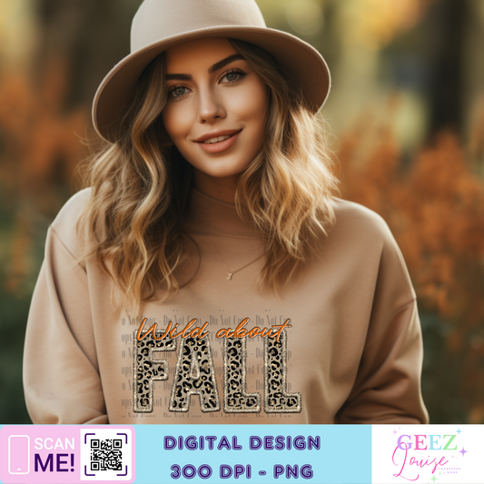 Wild about Fall - Digital Download- PNG