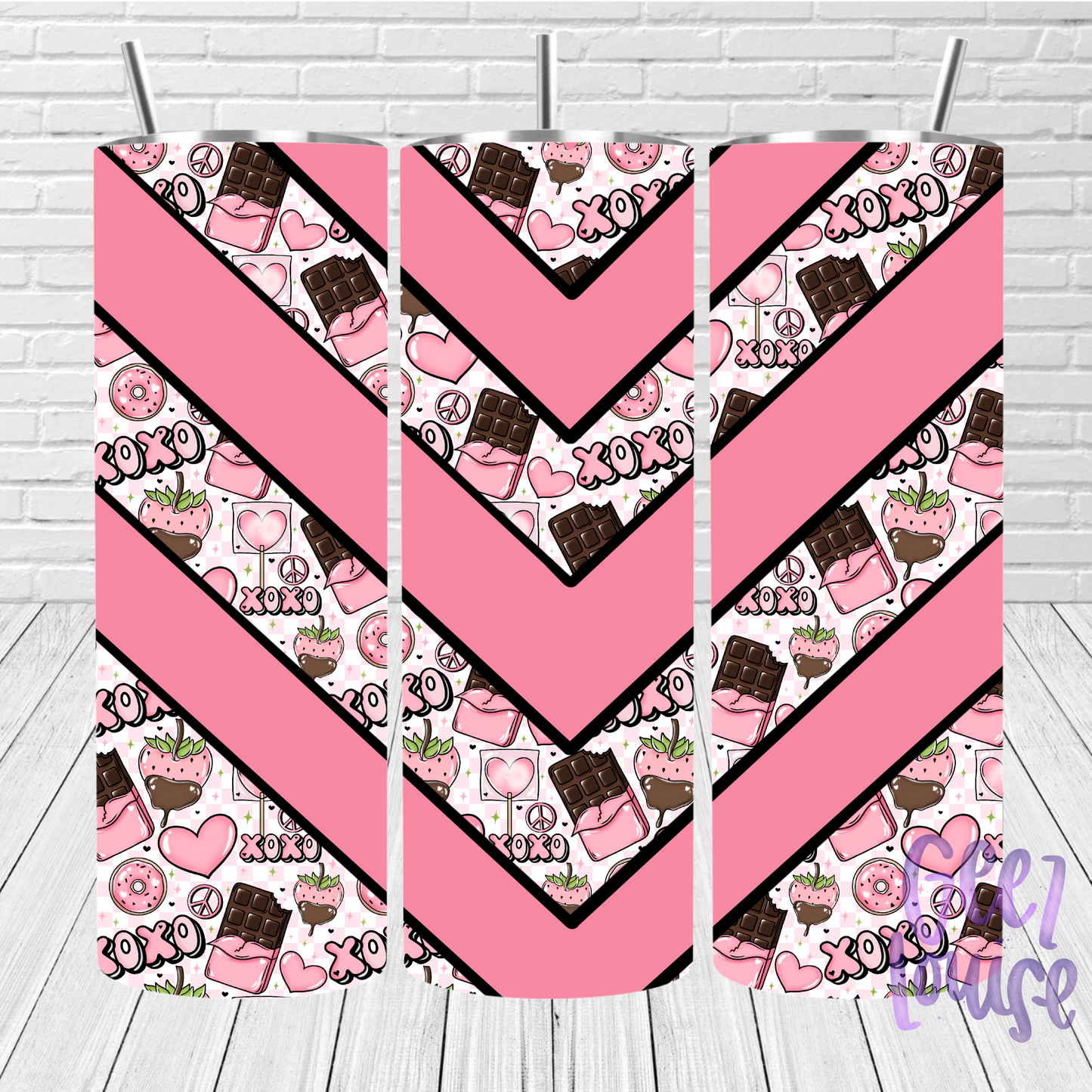 Valentine XOXO - Tumbler - Digital Download- PNG