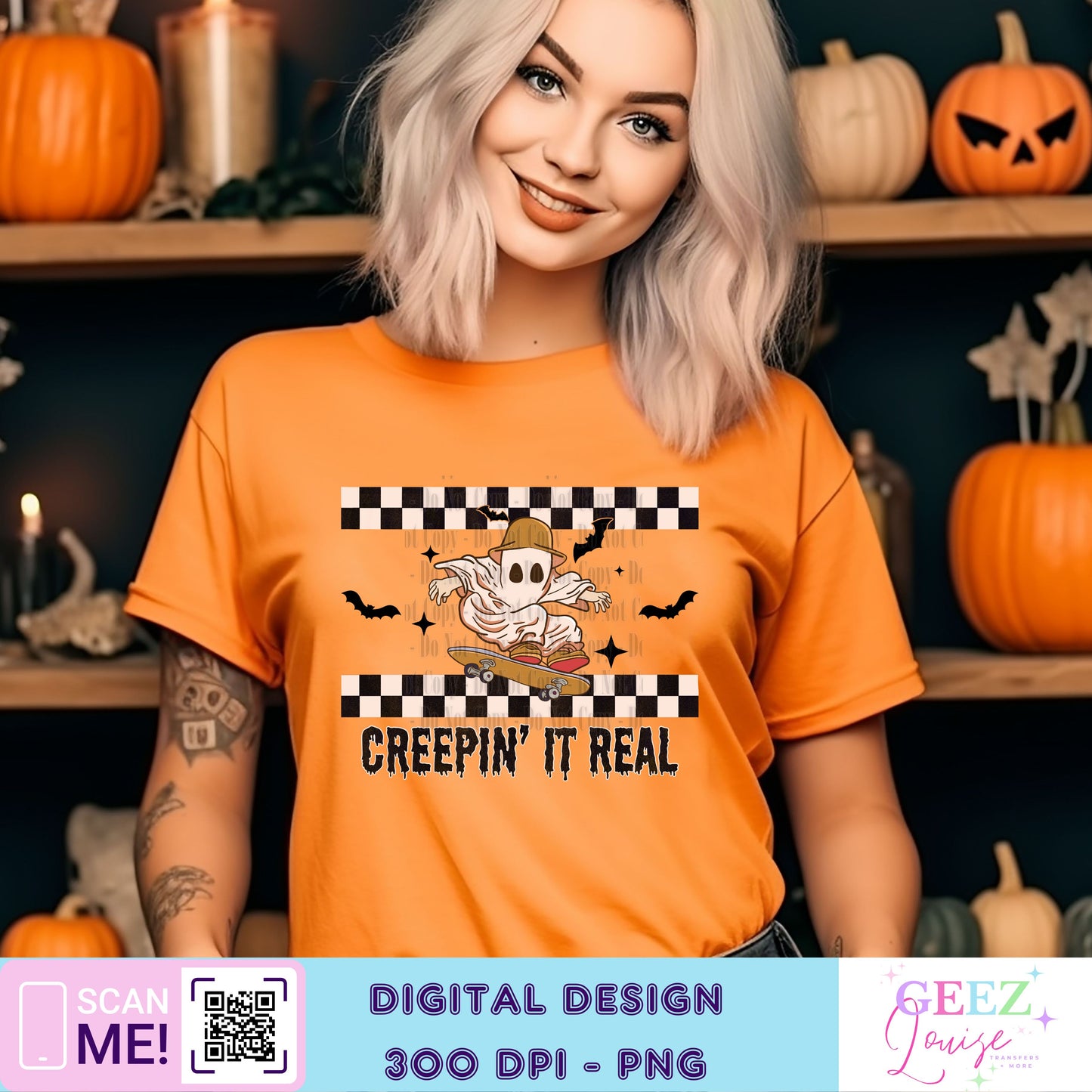 Creepin it real Halloween - Digital Download- PNG