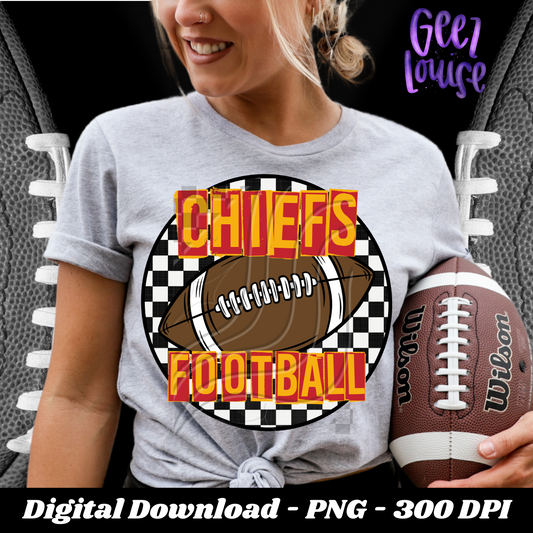 Chiefs - football - Digital Download- PNG