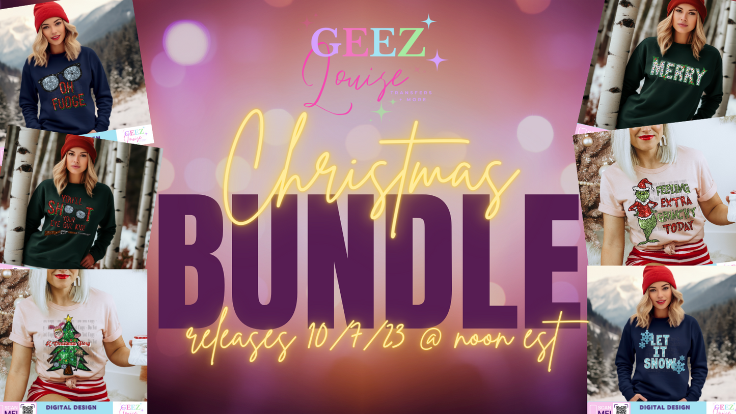 Christmas 23 bundle - Digital Download- PNG