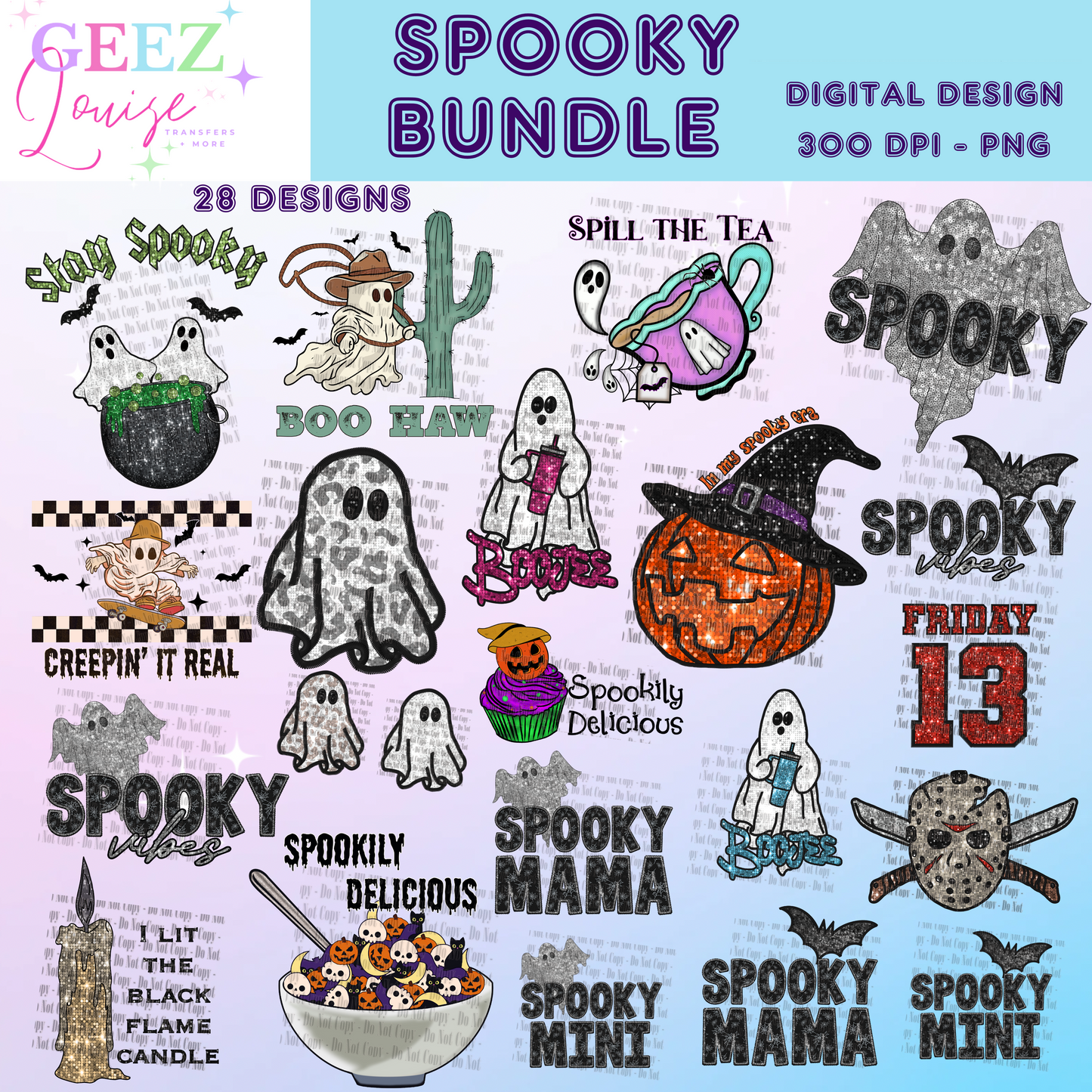 Spooky 23 bundle - Digital Download- PNG