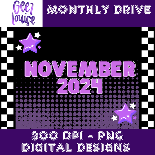 November 24 drive- Digital Download- PNG