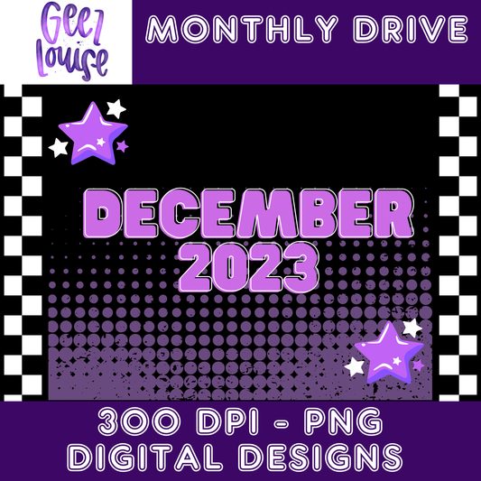 2023 December drive- Digital Download- PNG