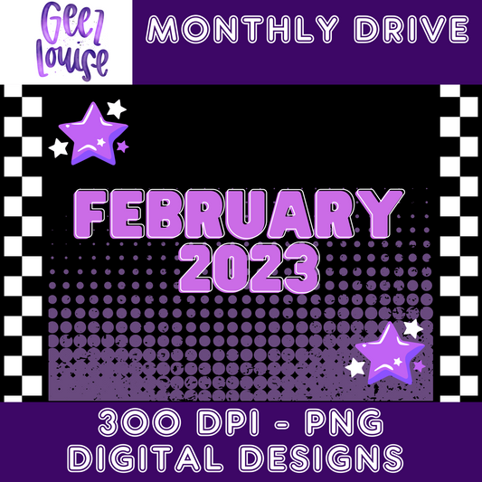 2023 February drive- Digital Download- PNG