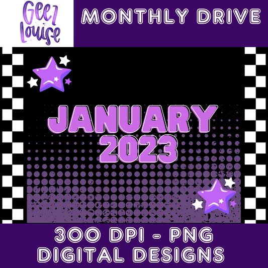 2023 January drive- Digital Download- PNG