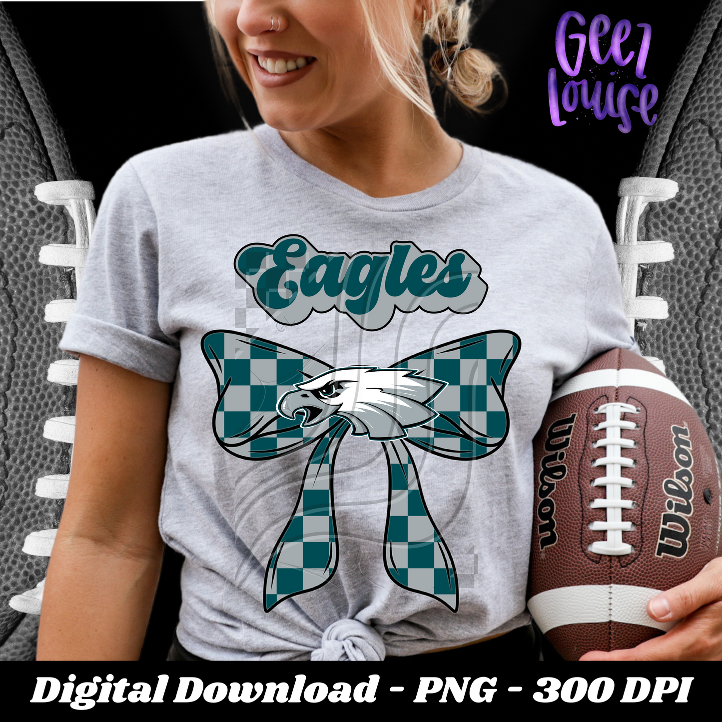 Eagles bow - football - Digital Download- PNG