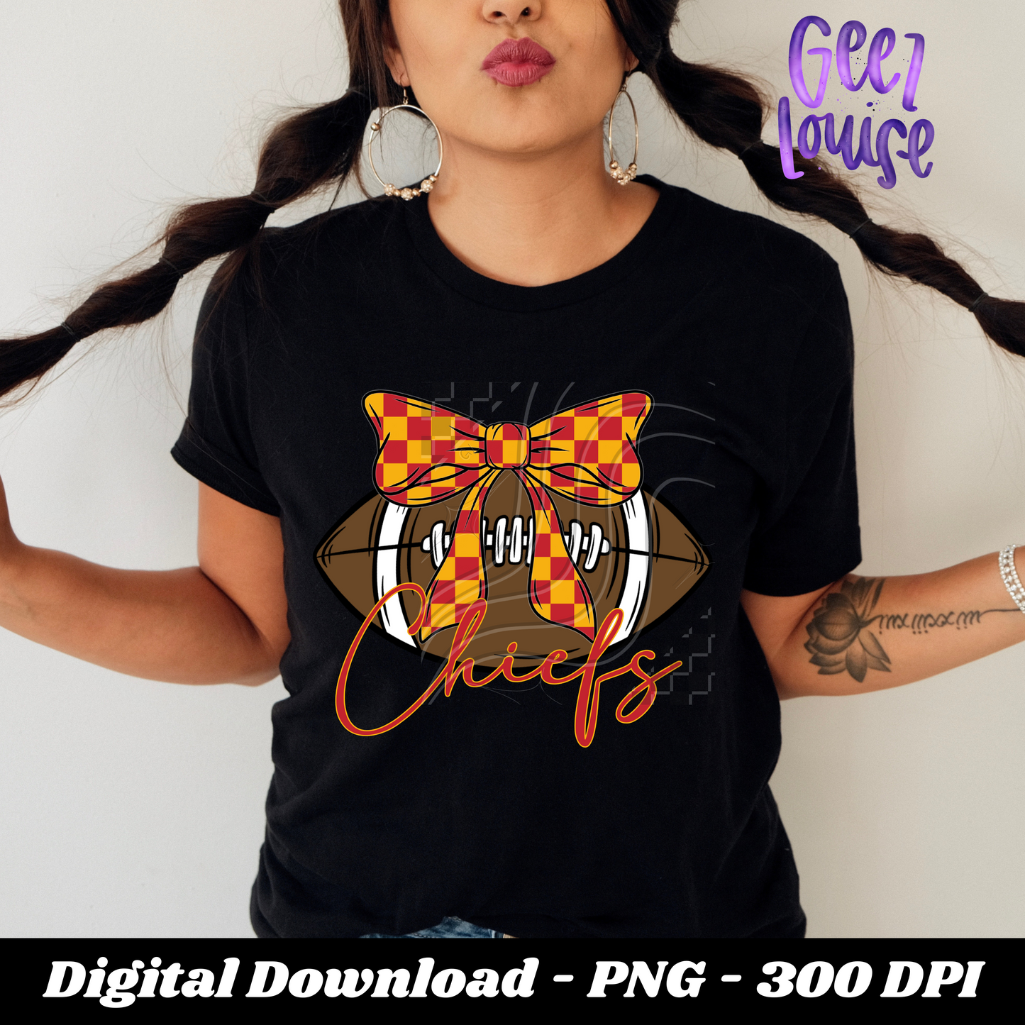 Chiefs bow - football - Digital Download- PNG