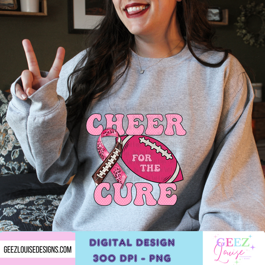 Cheer for the cure - Digital Download- PNG