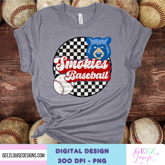 Tennessee Smokies Baseball - Digital Download- PNG